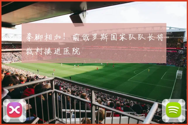 拳脚相加！前俄罗斯国家队队长将裁判揍进医院